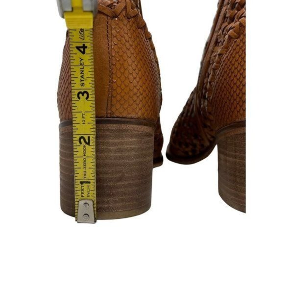 Free People In the Loop Basket Weave Woven Western Boot - Picture 6 of 7